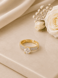 Halo Solitaire Ring