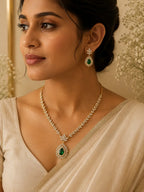 Eterna Emerald AD Necklace Set