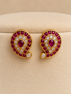 Mohini Two Layer Kaasu Mango Motif Necklace Set