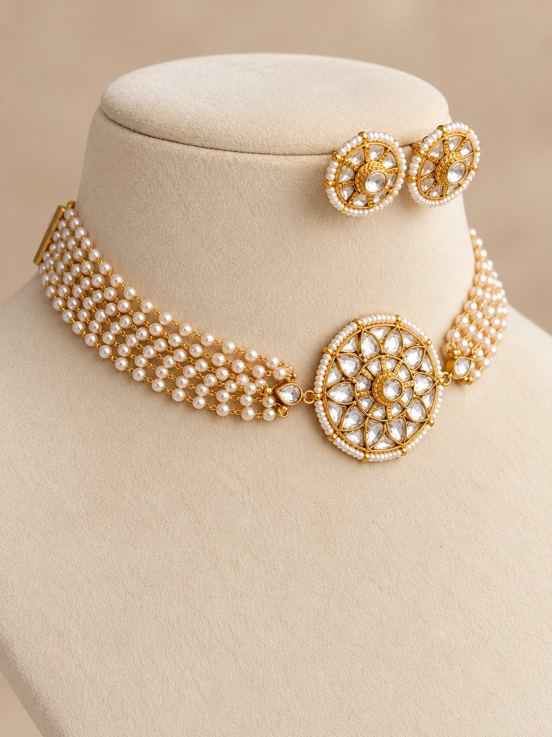 Exclusive Riddhima Pachi Kundan Choker Set
