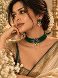 Exclusive Madhuri Jadau Kundan Choker Set