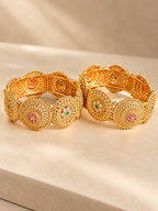 Poorna Openable Antique Bangles (Set of 2)