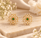 Emerald Bloom Studs