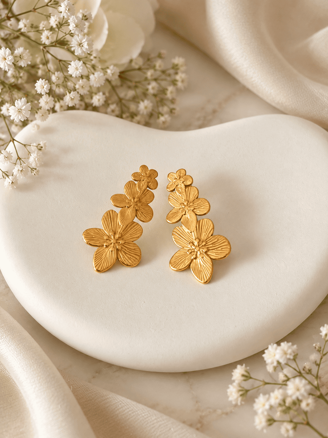 Floral Drop Earrings