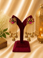 Mayura Gold Polish Statement Earrings