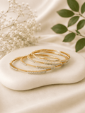 Classic Sparkle Bangles (Set of 4)
