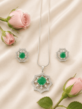 Emerald Crest AD Pendant Set
