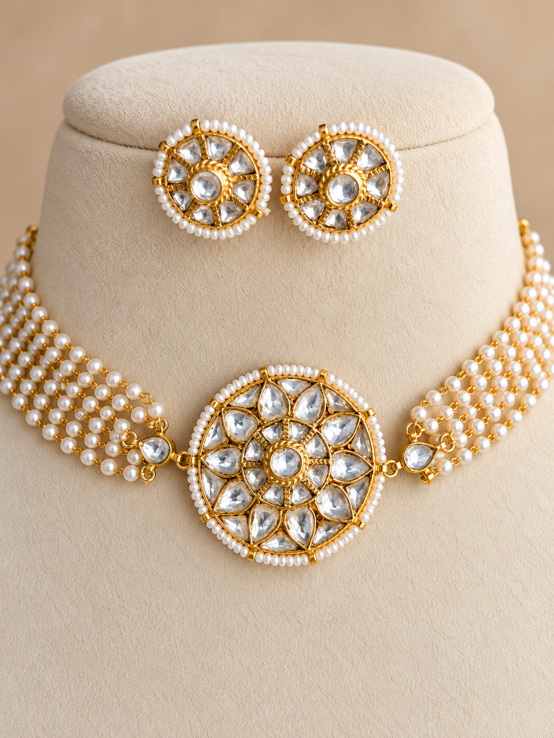 Exclusive Riddhima Pachi Kundan Choker Set