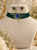 Exclusive Madhuri Jadau Kundan Choker Set