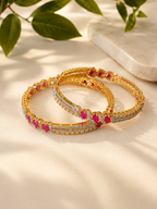 Ruhani Ruby Bangles (Set of 2)