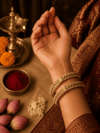 Malini Traditional Ruby Bangles (Set of 2)
