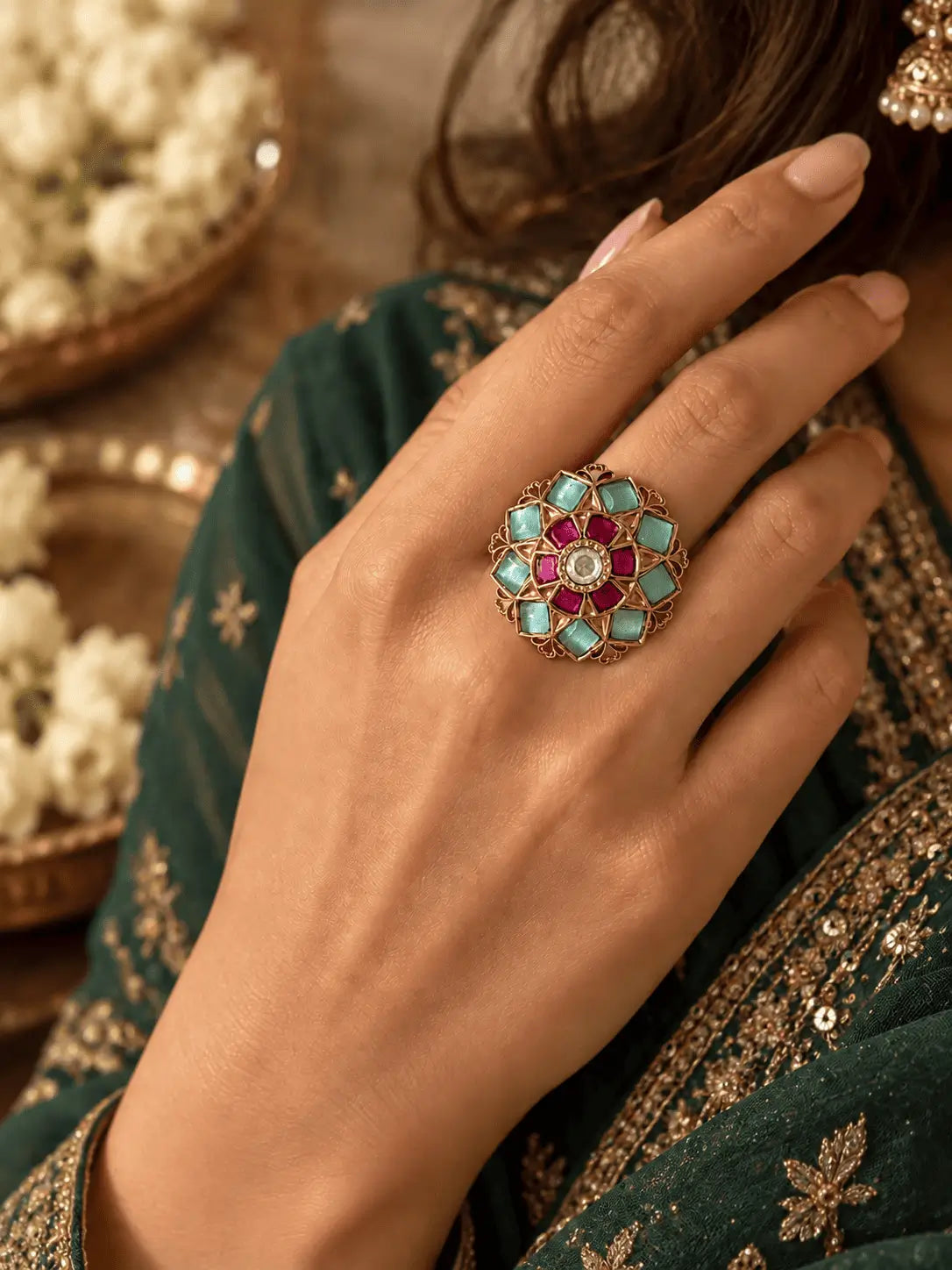 Exclusive Tara Adjustable Fusion Ring