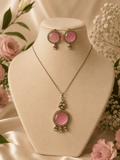 Diya Pendant Set