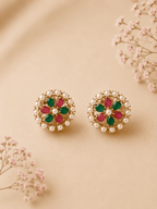 Navaratna Bloom AD Pendant Set