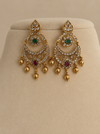 Mallika Chandbali Statement Necklace Set