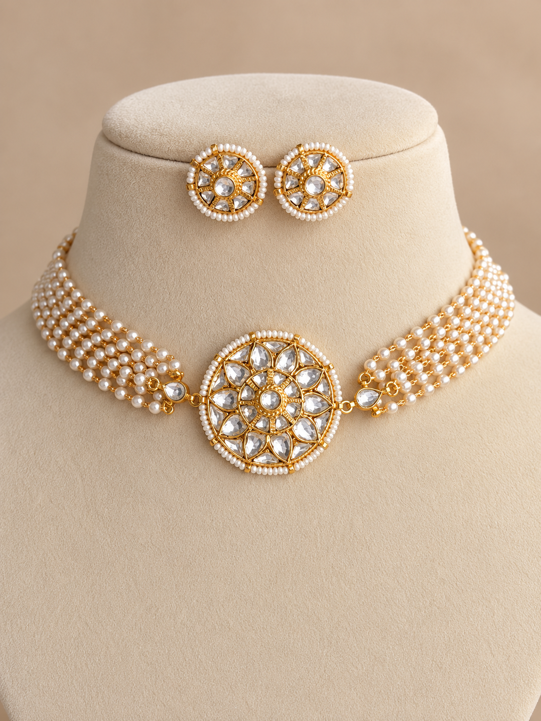 Exclusive Riddhima Pachi Kundan Choker Set