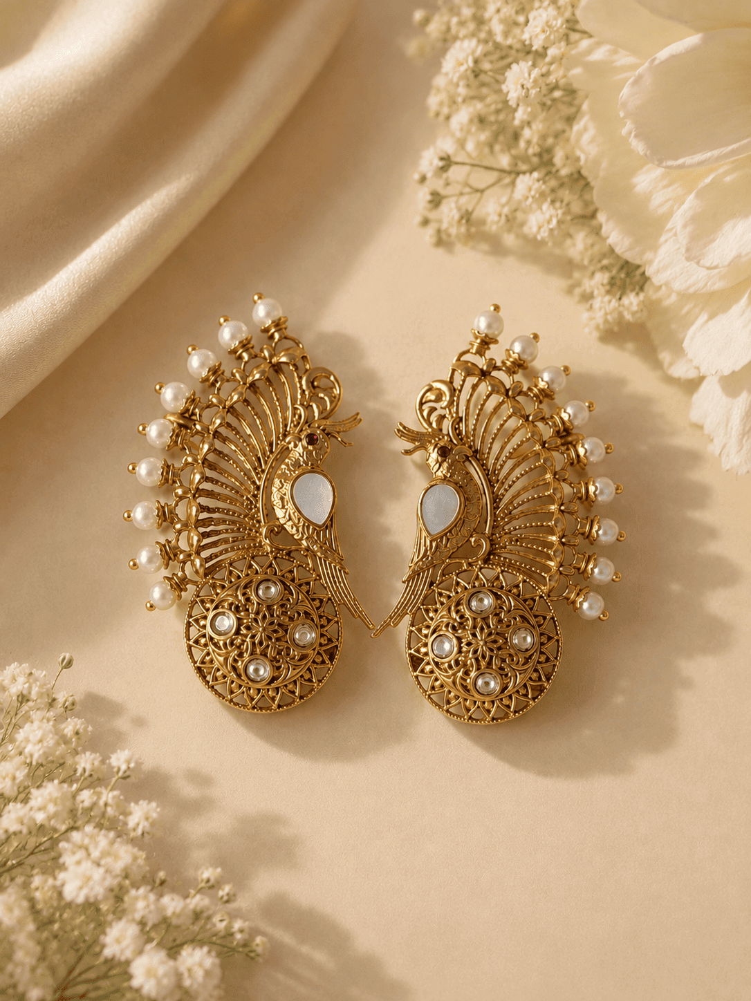 Exclusive Rajmayur Jadau Fusion Earcuff
