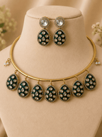 Emerald Jaal Hasli Set