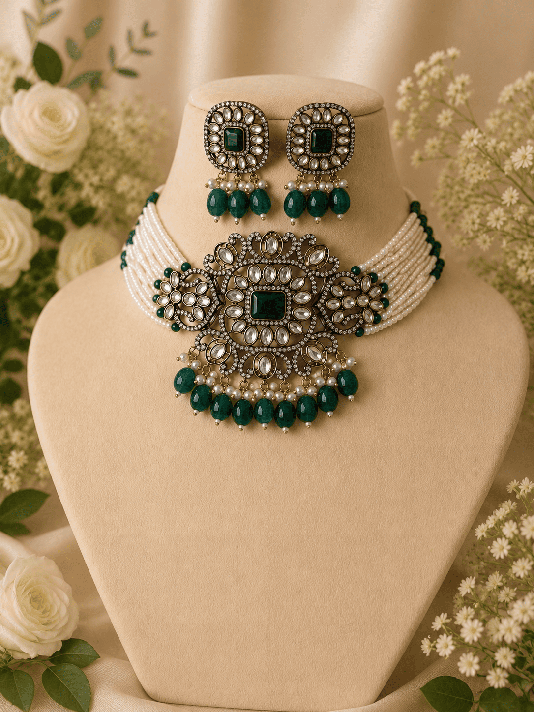 Zeenat Staement Choker Set