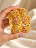 Poorna Openable Antique Bangles (Set of 2)