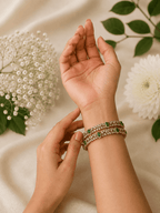 Shivani Emerald Bangles (Set of 2)